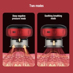Smart Wireless Electric Vacuum Cupping Device Body Scraping Massager Timer Suction Cup Device Body Slimming Beauty Health