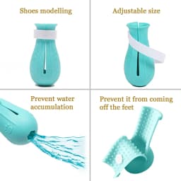 Cat Claw Protector Bath Anti-Scratch Cat Shoes For Cat Adjustable Pet Bath Wash Boots Cat Paw Nail Cover Pet Grooming Supplies