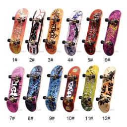 Finger Skateboard Shallow Concave Double Upturned Blister Card Package Fingerboard with Metal Bridge Competitive Fingertip Toy