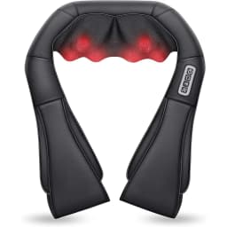 Shiatsu Neck and Shoulder Massager Heated Back Massager U Shape Deep Kneading Electric Massage Pillow For Neck Waist Leg Body