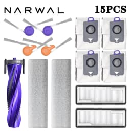 Narwal Flow Accessories Main Side Brush HEPA Filter Mop Cloths Dust Bag Vacuum Cleaner Replacement Spare Parts