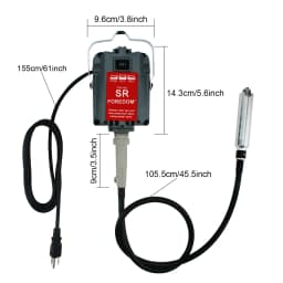 SR Grinder Flexshaft Rotary Hanging Motor Foredom Full Set Flexible Shaft Polishing Machine Burnishing Grinding Rotary Tool Kit