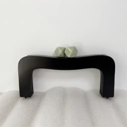 22X10 Cm Black Candy Wooden Bag Purse Frame Wood Clip Bags Handle DIY Handmade Sewing Brackets Handles for Making Handbag