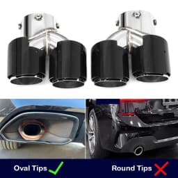 For BMW M240i M340i M440i G20 G21 G22 G42 Exhaust Pipe Upgrade Quad Muffler Tailpipe Tip Nozzle Exhaust Head