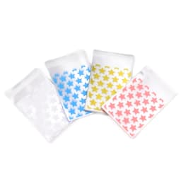 50pcs OPP Star Printed Packaging Bags Self-Adhesive Bags Jewelry Crafts Packaging Bags Transparent Packaging Ziplock Bags