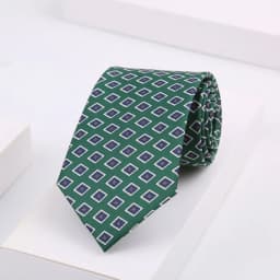 Classic Men's Imitation Silk Ties Soft Novel Plaid Polka Dot 8CM Neckties For Man Business Wedding Party Accessories Gifts