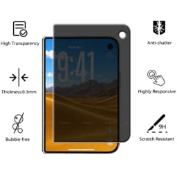1/2/3/4Pcs For iPhone Duo Glass iPhone Duo Tempered Glass Privacy 9H Anti-Spy Cover Flat Outer Phone Screen Protector iPhone Duo