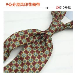 9cm Width Casual Winter Neckties Paisley Printed Neck Ties For Men Adult New Design Red Flower Silky Tie Wedding Daily Wear Gift