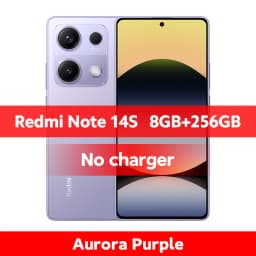 Global Version New Xiaomi Redmi Note 14S Smartphone 5000mAh 120Hz 6.67" AMOLED Display MTK Helio G99 200MP 67W Hyper Charge