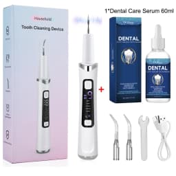 5 Modes Electric Ultrasonic Dental Scaler 9 Levels Tooth Cleaner Calculus Oral Tartar Remover Tooth Stain Cleaner Teeth Cleaning