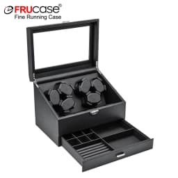 FRUCASE PU Watch Winder for automatic watches automatic winder 6+6 watches