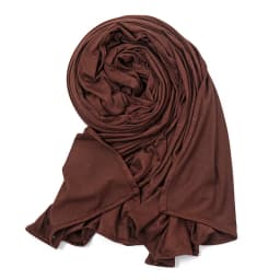 Easy To Wear Jersey Hijab Scarf Solid Color Modal Slit Instant Hijab Thin Breathable Soft Sunscreen Pullover Head Wrap For Women