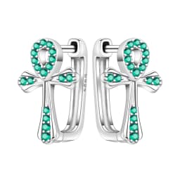 Orstarry S925 Sterling Silver Colorful Wavy Earrings Versatile Hoop Earrings For Women Jewelry Original Party Gifts