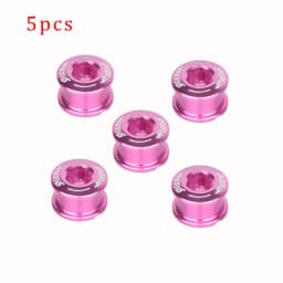 HASSNS Chainring Bolts 5Pcs Integrated Crankset Mtb Chainwheel Screws Monoplate Cranks Bicycle Dental Plate 6.5mm Mountain Bike