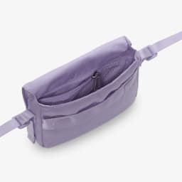 Nike Small Shoulder Bag with Adjustable Strap, Zipper Closure, Compact and Lightweight, Single Shoulder Crossbody Bag, Women's Model, Purple Fq5815-515