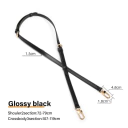 CRAZYSMITH Bag Strap For LV Speedy Shoulder Straps Genuine Leather Long Replacement Adjustable Crossbody Belts Bag Accessories