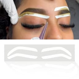 2024 Disposable Eyebrow Design Stencil Eyebrow Tint Airbrush Auxiliary Sticker for Brows Shaping with Single EyebrowsType Option