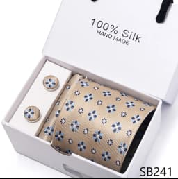Classic Style 65 Colors Sales Silk Tie Handkerchief Cufflink Set Men Necktie Box Solid Color Sky Blue Fit Wedding Office Cravat