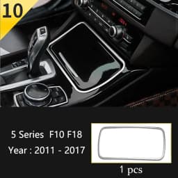 Car Styling Console Multimedia AC CD Panel Decoration Frame Cover Trim Strip Sticker For BMW 5 Series F10 F11 F18 Accessories