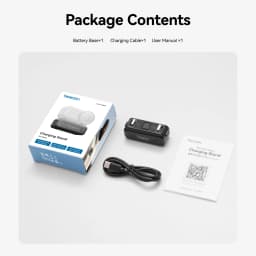 TELESIN 500mAh Battery Base for DJI Osmo Nano Charging Stand with Magnetic Quick Release Adapter for Osmo Nano Accessories