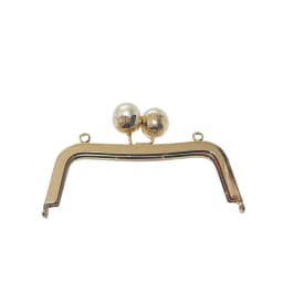 K673~K674 Pearl head 16CM square no hole Smooth surface screw purse frame DIY Kiss lock Coin Purse accessories