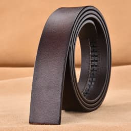 High Quality Leather Belt Men's Automatic Buckle Belt Without Buckle Fashion Leather Belt for Men No Buckle3.5cm