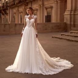 Modern Exquisite Appliques A-Line Wedding Dress Romantic Sweetheart Spaghetti Straps Vintage Bridal Gown two-piece Vestidos De