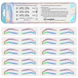 2024 Disposable Eyebrow Design Stencil Eyebrow Tint Airbrush Auxiliary Sticker for Brows Shaping with Single EyebrowsType Option
