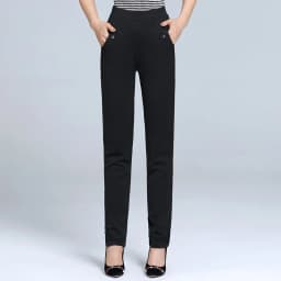 Women Pants 2023 Spring Fall Straight Pants Slim Casual Female Stretch Trousers black fashion Jeans office Trousers joggers