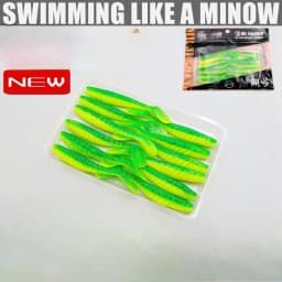 12/16/20pcs Paddle T Tail Soft Bait Swing Wobbler Vibration Swimbait Soft Fishing Lure Swim As Minnow for Bass Pesca