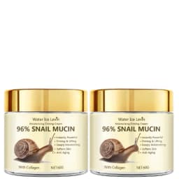 96% Snail Mucin Moisturizing Firming Cream with Collagen, Deeply Hydrates, Firms & Lifts for Smoother, Youthful Skin