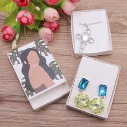 Diy Multi Gift Box Handmade Love Wedding Box Dreamcatcher Jewelry Necklace Pendant Box Earring Box 12pc+12 Inner Card Per Lot