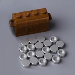 MOC ATM Games Machines Safe Figures Accessories Building Blocks Gold Egg Ore Diamond Deposit Bank Key Card Christmas Bricks Toys