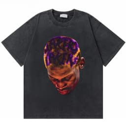 Washed Vintage The Worm Dennis Rodman I'm Back T-shirt Men Women Fashion Hip Hop Oversized T Shirts Male Rock Retro Streetwear