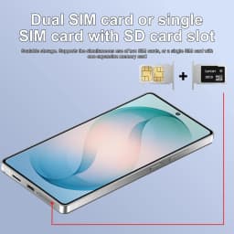 K-Touch NEW Mobile Phones For S26 Ultra Android 15 Smartphone 7.3 Inch 5G Dual Card Dual Standby Cell phone 16+48MP Camera 7800mAh Battery Face Unlocked Global Version Cellphones