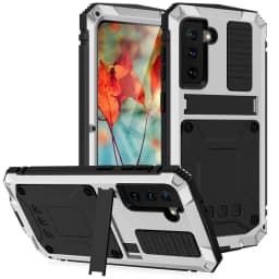 Rugged Armor Full Phone Case for Samsung Galaxy S23 S22 S21 S20 Plus Note 20 Ultra A32 A72 A52 Metal Aluminum Shockproof Cover