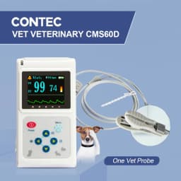 CONTEC Handheld Fingertip Pulse Oximeter Sleep Heart Rate Monitor Adult Neonatal Pediatric Vet Veterinary SPO2 PR PI(Option)
