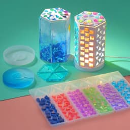 Light Silicone Mold DIY Pen Holder Makeup Holder Epoxy Casting Molds for Jewelry DIY Making Craft Mosaic Storage Box