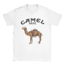 Rare 2026 Retro Car Camel Cigarettes T-Shirt Vintage Cotton Tops Tee Short Sleeve Casual Streetwear Oversized Women Men Clothing