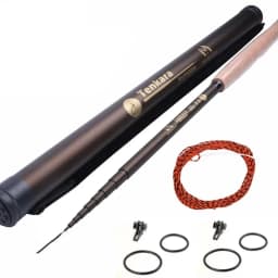 MAXCATCH Tenkara Fly Fishing Rod 9-13FT Telescoping 7:3 Fast Action 9-Section Graphite Rod with Carbon Tube Portable