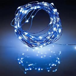 Battery Power Fairy Lights Silver Wire Xmas String Lamp Outdoor Garden Wedding Holiday Lights for Christmas Wedding Party Decor