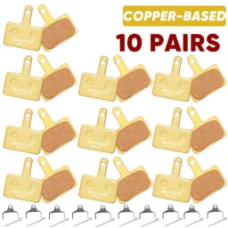 BUCKLOS MTB Disc Brake Pads for SHIMANO B01S Copper-Based Metal Hydraulic Brake Pad Mountain Bike Brake Pads for MT200 M535 M395