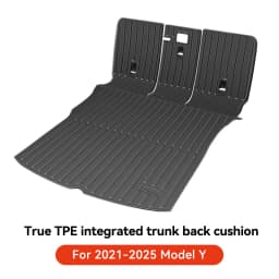 YZ TPE Car Floor Mats for Tesla Model Y Juniper 2025 2026 Luggage Mat Set Four Seasons Waterproof Anti-slip Trunk Mat