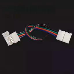 5PCS 10PCS 4 Pin LED Strip Connector T L X Shape 8MM 10MM Free Welding for RGB SMD 5050 2835 LED Strip Light Connector