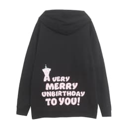 High Quality Fleece Lined Hoodie Women's plus Size mid Length Jacket with Pockets Durable Cotton Polyester Cartoon Print
