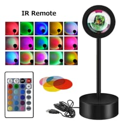 Tuya Smart Sunset Lamp Night Light Sunset Projector Smart Life APP Remote Led Lights For Photography Selfie Party Decoration