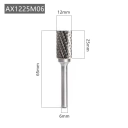 AX Type Head Tungsten Carbide Alloy Rotary File Drill Milling Burr Die Grinder Abrasive Tools Carving Bit Point