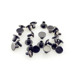50 Sets 8x6mm(5/16 inch) Round Flat Head Chicago Screw Button Metal Rivets For Leather Craft Spikes And Studs For Clothing