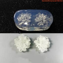 E06E Reusable Small Flower Shaped Silicone Mold Reusable Crafting Moulds Suitable for Handmade Jewelry and Desktop Displays