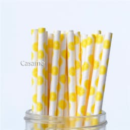 Paper Straws Garden Flower Foil Gold Disposable Drinking for Birthday Wedding Deco Christmas Party Restaurant Event Supplies
